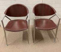 A pair of Italian Calligaris chairs