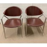 A pair of Italian Calligaris chairs