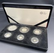 Royal Mint The Britannia 2017 UK Six coin silver proof set