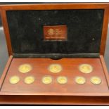 The Royal Mint Elizabeth II 2012 London Olympics 9 Coin Gold Proof Set 'Faster Higher Stronger':