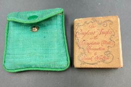 A miniature book of The Complete Angler by Izaak Walton