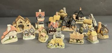 A selection of David Winter model cottages