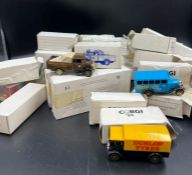 A selection of collectable Diecast vehicles and other games