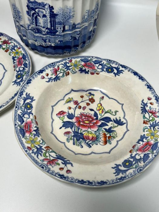 Four Copeland Spode dishes and one Spode plant pot - Image 3 of 4