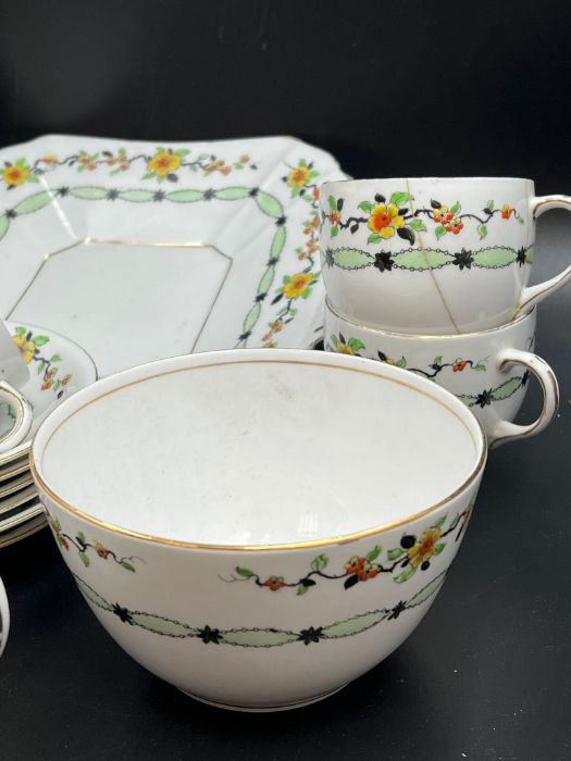 A Melba bone china tea service AF - Image 2 of 4