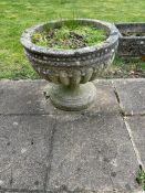 A Lutyens style garden urn planter