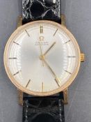 A Gold Omega Automatic watch (32cm Diameter)