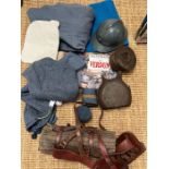 A selection of various reproduction military items