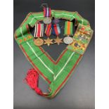 Medal Group: 1939-45 Star, Burma Star, Defence Medal, War Medal, Special Constabulary Faithful