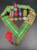 Medal Group: 1939-45 Star, Burma Star, Defence Medal, War Medal, Special Constabulary Faithful