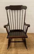 A vintage Boston style rocking chair