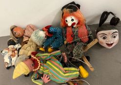 A selection of pellain puppets