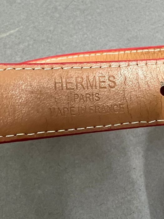 Hermes belt 44inch length - Image 4 of 5