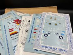 A collection of aircraft/Airfix decals