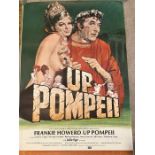 Studio canal Film posters undistributed "Up Pompeii 1971" one sheet poster 27cm x 40cm