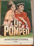 Studio canal Film posters undistributed "Up Pompeii 1971" one sheet poster 27cm x 40cm