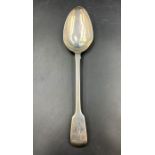 A single hallmarked silver Georgian spoon, London 1835 by David Phillips