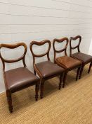 Four oak spoon back chairs
