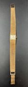 A 9ct gold Tissot vintage Ladies watch and bracelet (Approximate Total weight 27.3g)