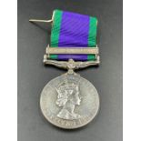 General Service Medal 24885234 PTE S J S Marsh DERR Northern Ireland Bar