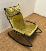 A Reigate Rocker rocking chair by Plunkett upholstered in green