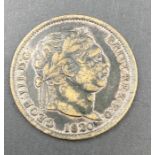 An 1820 shilling