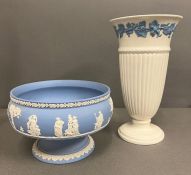 Two Wedgwood Jasperware vases