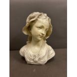 A bust of a Victorian lady