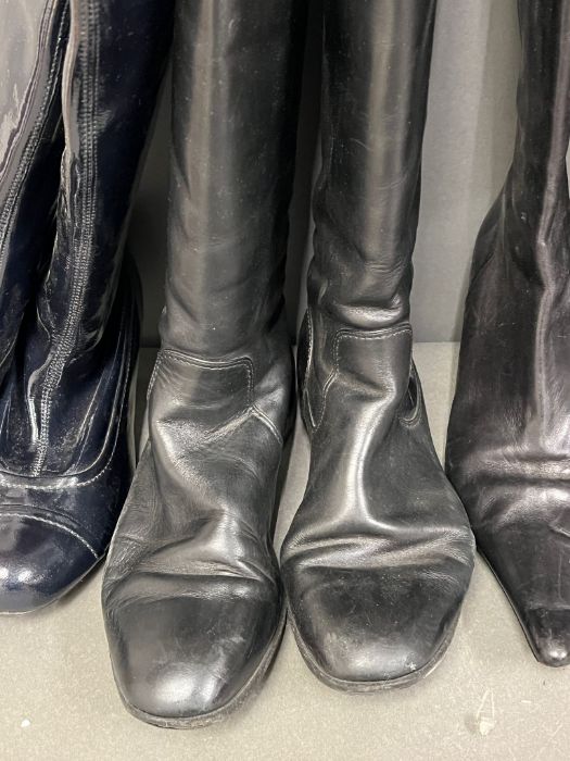 Four pairs of ladies boots by Emma Hopes, Chanel and Lankin, size 41 - Image 15 of 15