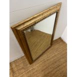 A gilt frame wall mirror 80cm x 110cm