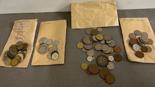 A collection of foreign coins various years