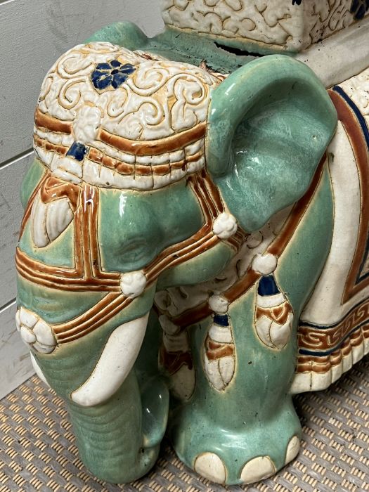 A elephant jardinière stand (H41cm W50cm) - Image 3 of 4