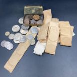 A large number of collectable coins to include Crowns, 50p etc.