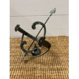 A sundial armillary sphere (24cm x 40cm)