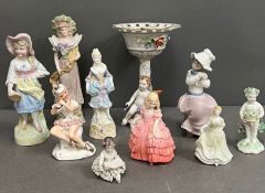 A selection of various porcelain.