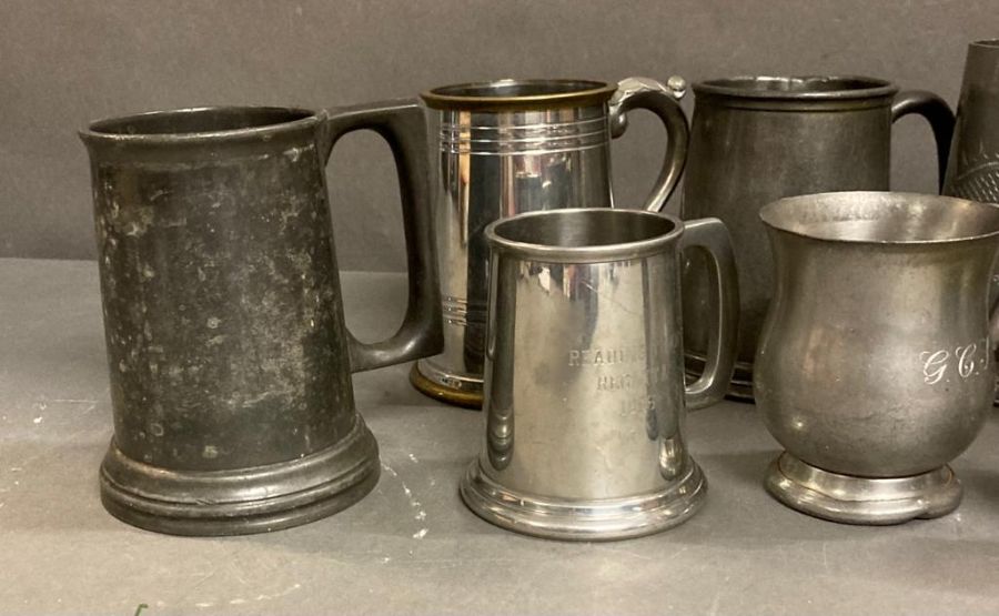 A selection of metalware to include tankards etc. - Image 2 of 5
