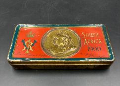 A Boer war Queen Victoria chocolate tin