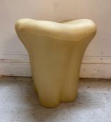 A Phillipe starck gold tooth stool for XO France (H45cm)