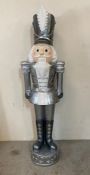 An olive and sage Ryker the Nutcracker decorative figure (H167cm)