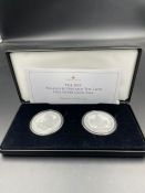 The 2019 Pegasus & Una and The Lion Fine Silver coin pair (British Virgin Islands)