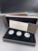 2015 Australian High Relief Silver Proof Three Coin Collection