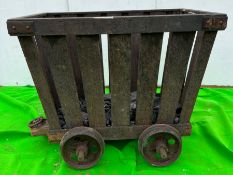 An coal cart (H114cm W135cm D90cm)