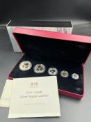 Canadian Mint 2016 fine Silver Maple Leaf Fractional Coin Set: Longest Reigning Monarch