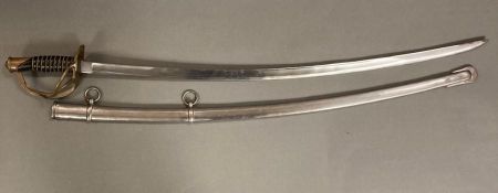 An American cavalry sword