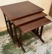 A trio of nesting tables