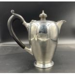 A silver coffee pot, by Mappin & Webb, hallmarked for Sheffield 1940 (Approximate Total Weight