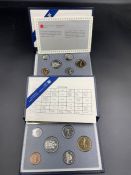 Two Royal Canadian Mint 1989 proof sets