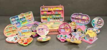 A selection of Polly Pocket toys