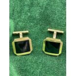 A pair of 18ct gold Cartier Gents Cuff links