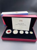 2015 Maple Leaf fine silver fractional set from the Royal Canadian mint.